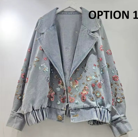 New Notched Collar Single Button Outerwear Top CODE: KAR5295