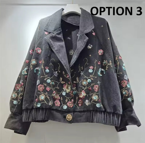 New Notched Collar Single Button Outerwear Top CODE: KAR5295