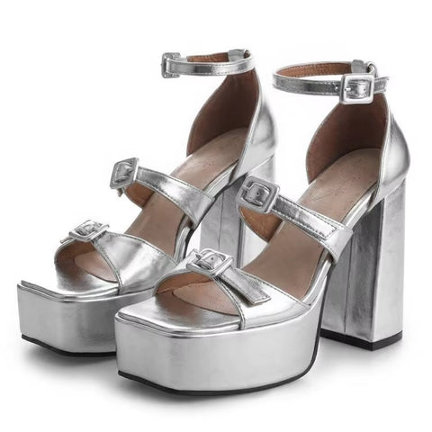 New style fashion thick sole high heel sandal Shoes CODE: KAR5298