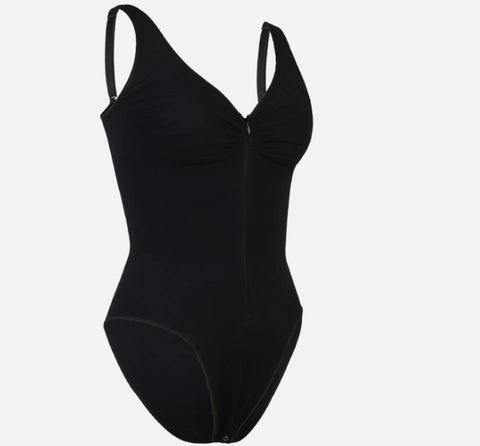 New Strong Waist Zip-Back Strapless High-Cut Bodysuit Corset CODE: KAR5301