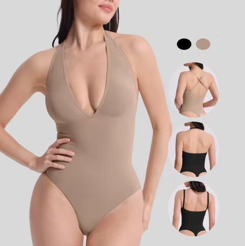 New Deep V Camisole Adjustable Strap Shapewear Top CODE: KAR5302