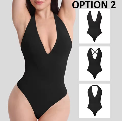 New Deep V Camisole Adjustable Strap Shapewear Top CODE: KAR5302