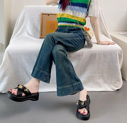 New Thick Heel Sandals CODE: KAR5306