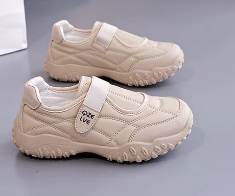 New Round-Toe with Velcro Casual Flat Sneakers CODE: KAR5308