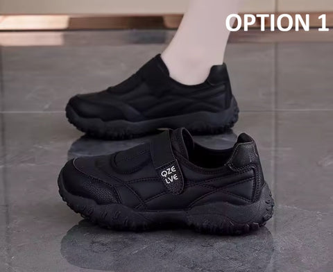 New Round-Toe with Velcro Casual Flat Sneakers CODE: KAR5308
