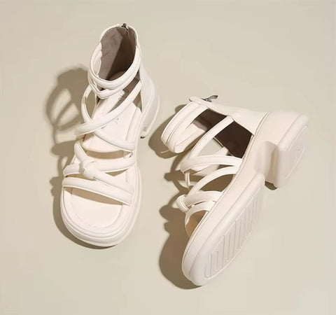 New Zipper Back Heel Slip-On Breathable Sandals CODE: KAR5310
