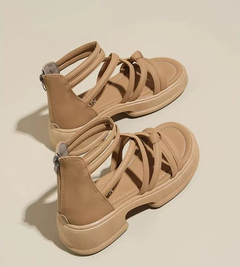 New Zipper Back Heel Slip-On Breathable Sandals CODE: KAR5310