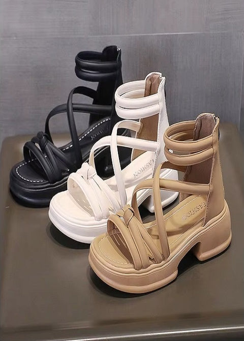 New Zipper Back Heel Slip-On Breathable Sandals CODE: KAR5310