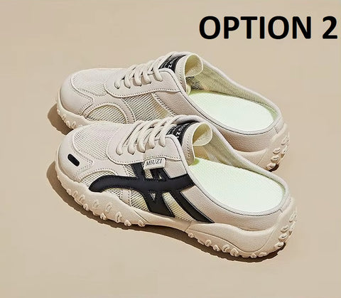 New Hollow out Thick Heel Breathable Mesh Shoes CODE: KAR5311