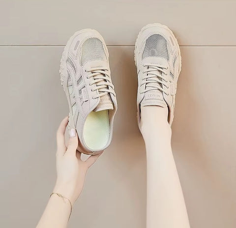 New Hollow out Thick Heel Breathable Mesh Shoes CODE: KAR5311