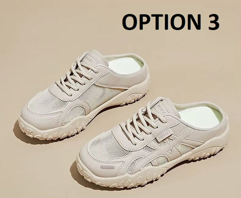 New Hollow out Thick Heel Breathable Mesh Shoes CODE: KAR5311