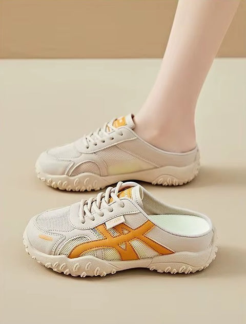 New Hollow out Thick Heel Breathable Mesh Shoes CODE: KAR5311