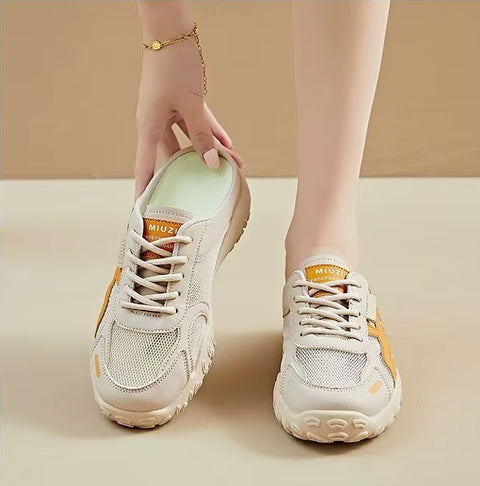 New Hollow out Thick Heel Breathable Mesh Shoes CODE: KAR5311