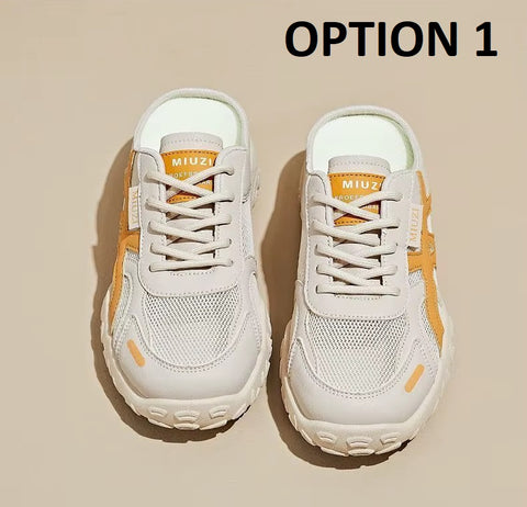 New Hollow out Thick Heel Breathable Mesh Shoes CODE: KAR5311