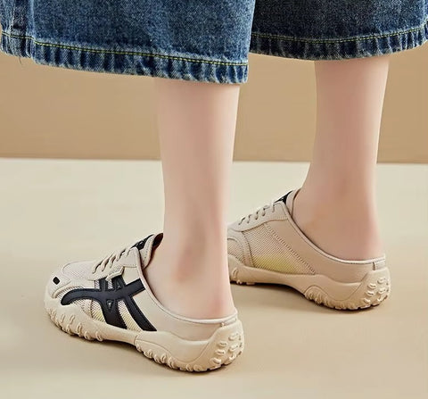 New Hollow out Thick Heel Breathable Mesh Shoes CODE: KAR5311
