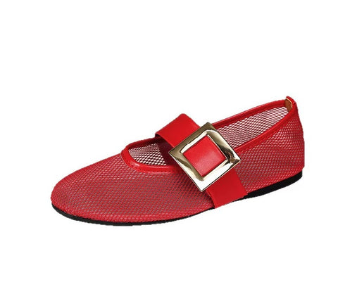 New Belt Buckle Round Toe Fashion Shoes CODE: KAR5313