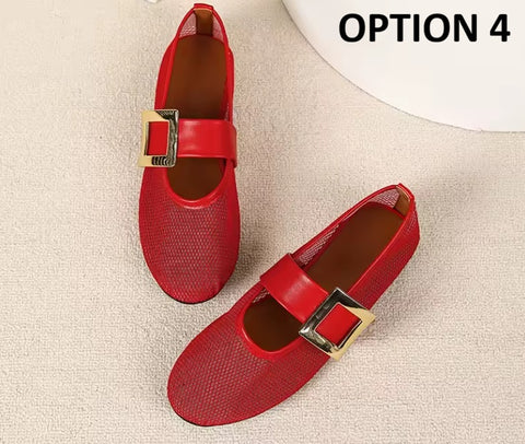 New Belt Buckle Round Toe Fashion Shoes CODE: KAR5313