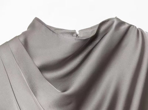 New Elegant Fashion Shawl Design long-sleeved Top CODE: KAR5330