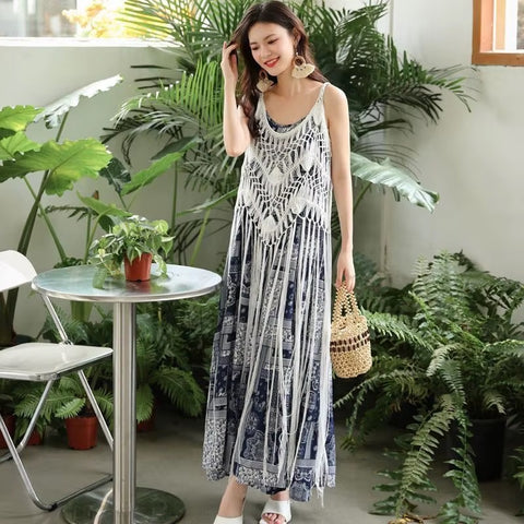 New Hollow Vest for Boho Tank top Bohemian Crop Top CODE: KAR5338