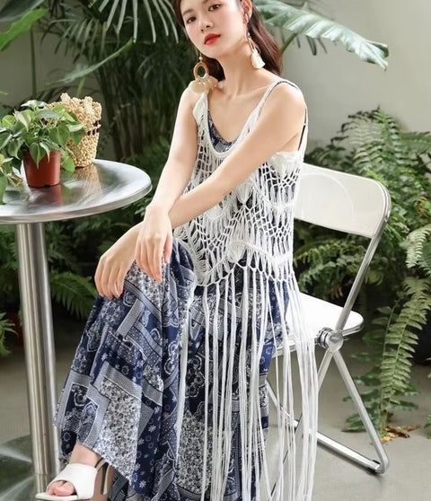 New Hollow Vest for Boho Tank top Bohemian Crop Top CODE: KAR5338