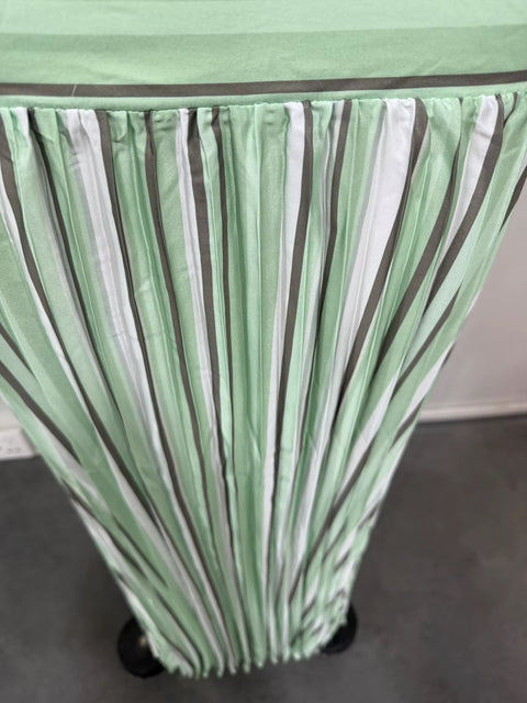 New Slim Striped Contrast Color Sleeveless Vacation Dress CODE: KAR5344