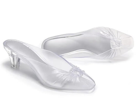 New Smoky Front Peep Toe Transparent Casual Party Sandals CODE: KAR5349