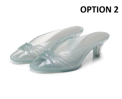 New Smoky Front Peep Toe Transparent Casual Party Sandals CODE: KAR5349
