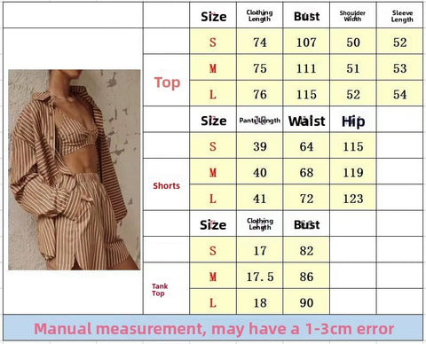 Sexy Long Sleeve Lapel Shirt Shorts Set CODE: KAR5358