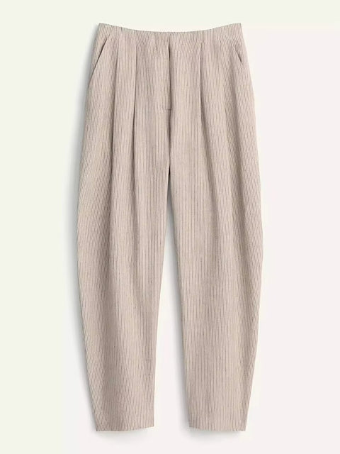 New Long Sleeve Commute Style  Jacket with Pleated Stripe Pant CODE: KAR5370