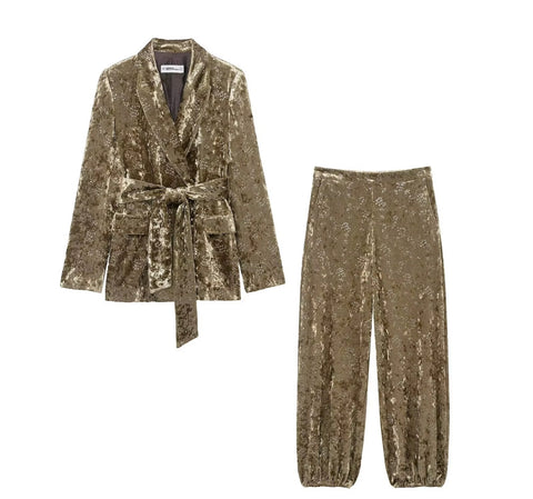 New Long Sleeve Autumn Two-Piece Set CODE: KAR5376
