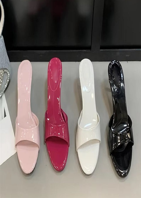 New Fashion Open Toe Thin Heel  Slippers CODE: KAR5379