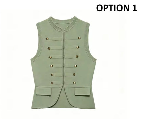 New Style Sleeveless Rope Vest Jacket CODE: KAR5395