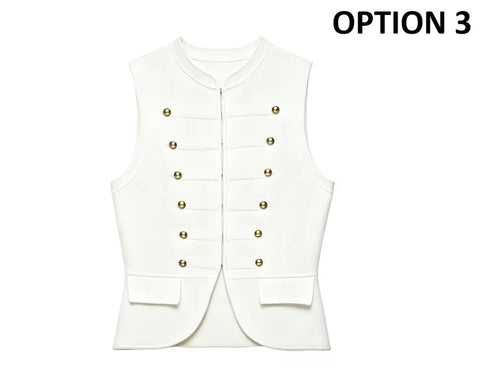 New Style Sleeveless Rope Vest Jacket CODE: KAR5395