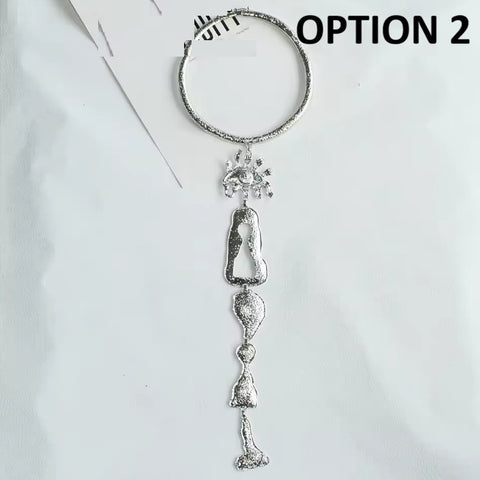 New Exaggerated Breastplate Long Pendant Accessory CODE: KAR5397