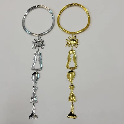 New Exaggerated Breastplate Long Pendant Accessory CODE: KAR5397