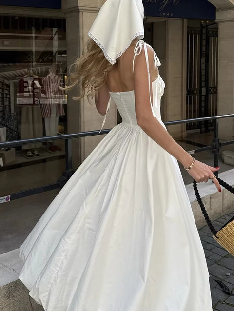 New Bornladies Balloon Sleeveless Big Swing Dress CODE: KAR5398