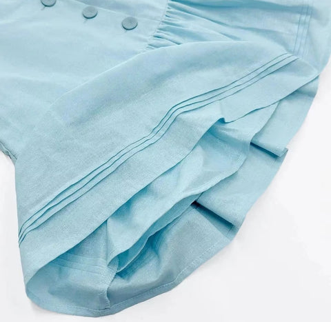 New Puff Sleeve High Waist Mini Skirt Set CODE: KAR5400