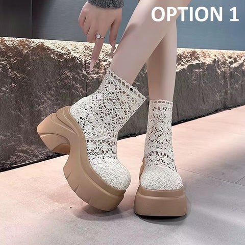 New Thick Bottom Heightening Short Boots CODE: KAR5405