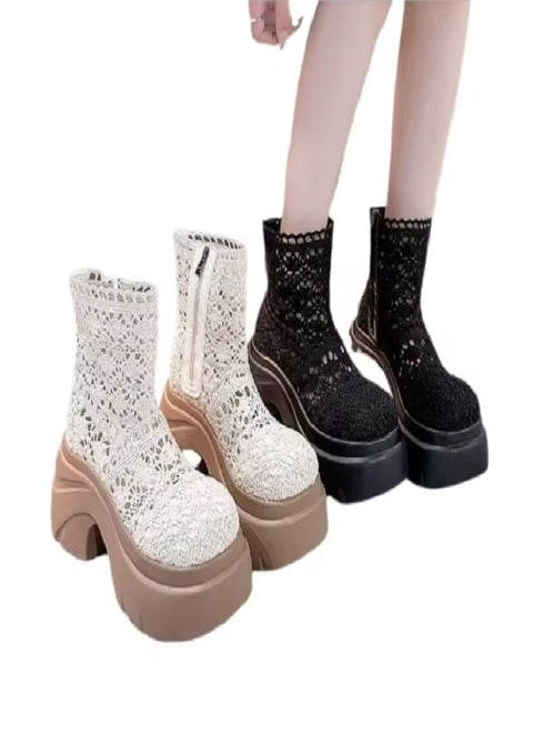 New Thick Bottom Heightening Short Boots CODE: KAR5405