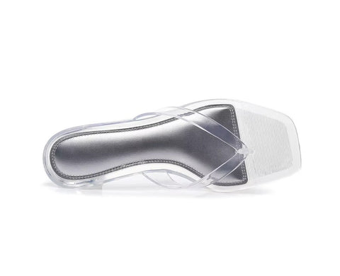 New Square Toe Kitten Heel Flip Flop CODE: KAR5406