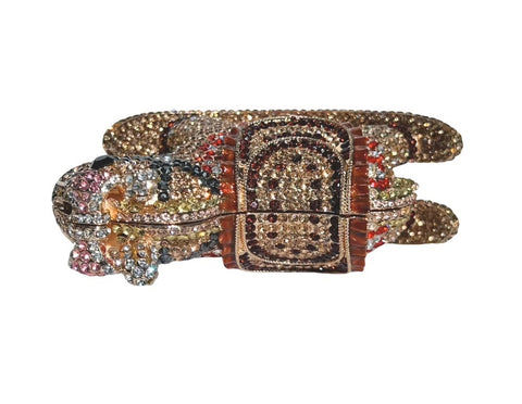 New rocking horse diamond-encrusted clutch bag CODE: KAR5410