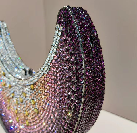 New Moon Shaped Luxury Designer  Handbag CODE: KAR5411