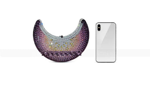 New Moon Shaped Luxury Designer  Handbag CODE: KAR5411