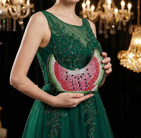New Moon Shaped Luxury Designer  Handbag CODE: KAR5411