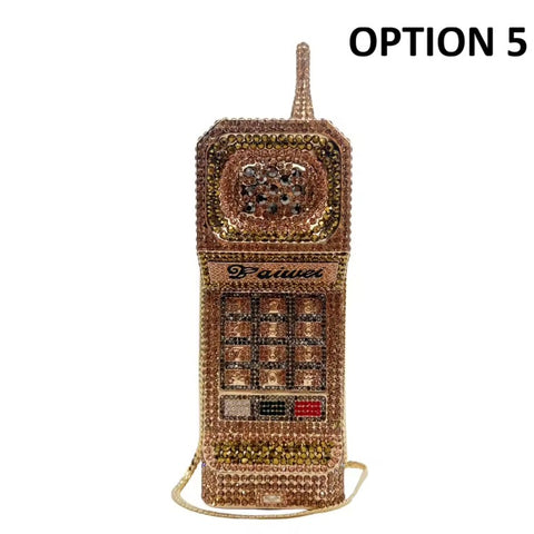 New Retro Mobile Phone Shape Clutch Bag for Party CODE: KAR5413