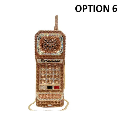 New Retro Mobile Phone Shape Clutch Bag for Party CODE: KAR5413