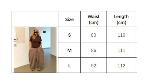 New High Waist Straight Casual Loose Wide Leg Long Pant CODE: KAR5415