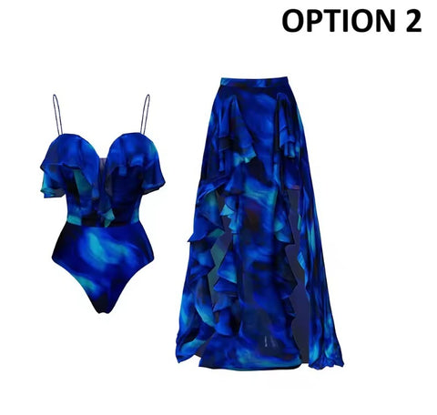 New Fashion Cutout One Piece Swimsuit Beachwear Bathing Suit CODE: KAR5417