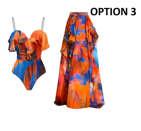 New Fashion Cutout One Piece Swimsuit Beachwear Bathing Suit CODE: KAR5417