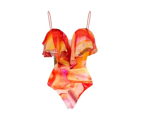 New Fashion Cutout One Piece Swimsuit Beachwear Bathing Suit CODE: KAR5417